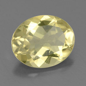 Cuarzo amarillo natural de 2,88 ct, corte óvalo, VVS-VS