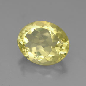 Cuarzo amarillo natural de 3,51 ct, corte óvalo, VS