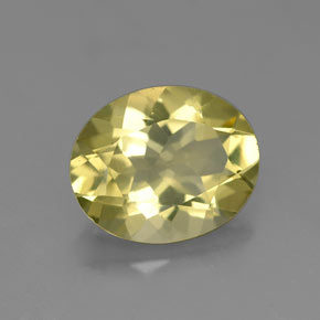 Cuarzo amarillo natural de 2,79 ct, corte óvalo, VVS-VS