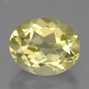 Cuarzo amarillo natural de 3,82 ct, corte óvalo, VS
