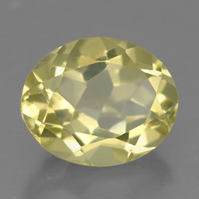 Cuarzo amarillo natural de 3,82 ct, corte óvalo, VS