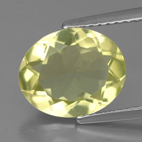 Cuarzo amarillo natural de 2,79 ct, corte óvalo, VS