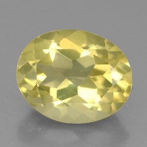 Cuarzo amarillo natural de 3,62 ct, corte óvalo, VS