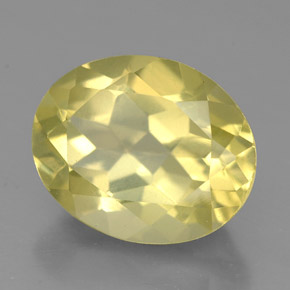 Cuarzo amarillo natural de 3,62 ct, corte óvalo, VS