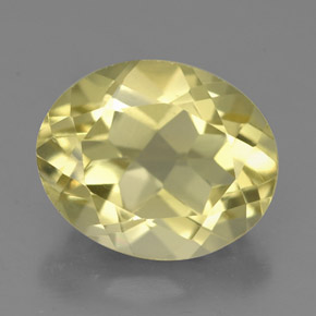 Cuarzo amarillo natural de 3,43 ct, corte óvalo, VS