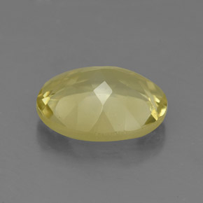Cuarzo amarillo natural de 3,09 ct, corte óvalo, VS