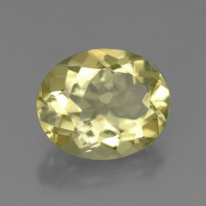 Cuarzo amarillo natural de 3,22 ct, corte óvalo, VVS-VS