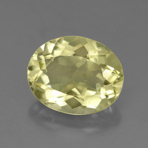 Cuarzo amarillo natural de 3,56 ct, corte óvalo, VS