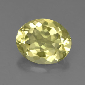 Cuarzo amarillo natural de 3,18 ct, corte óvalo, VS
