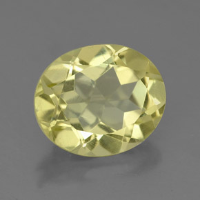 Cuarzo amarillo natural de 3,28 ct, corte óvalo, VS