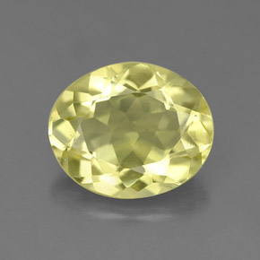 Cuarzo amarillo natural de 2,94 ct, corte óvalo, VS