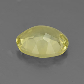 Cuarzo amarillo natural de 2,94 ct, corte óvalo, VS