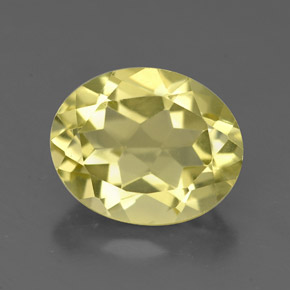 Cuarzo amarillo natural de 3,37 ct, corte óvalo, VVS-VS