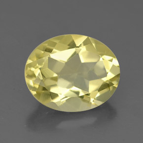 Cuarzo amarillo natural de 3,37 ct, corte óvalo, VVS-VS