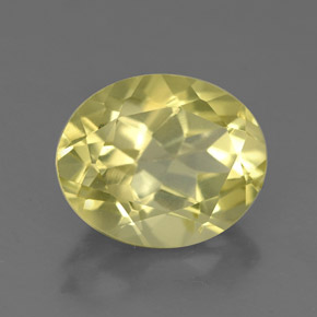 Cuarzo amarillo natural de 3,65 ct, corte óvalo, VVS-VS
