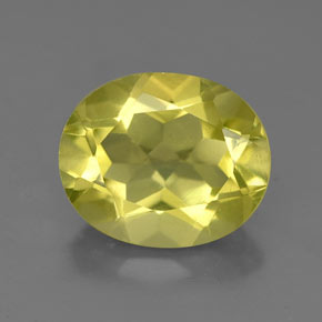 Cuarzo amarillo natural de 3,31 ct, corte óvalo, VS