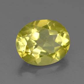 Cuarzo amarillo natural de 3,31 ct, corte óvalo, VS