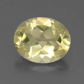 Cuarzo amarillo natural de 3,17 ct, corte óvalo, VS