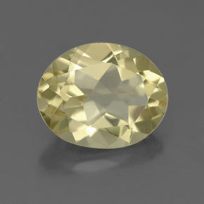 Cuarzo amarillo natural de 2,96 ct, corte óvalo, VVS-VS