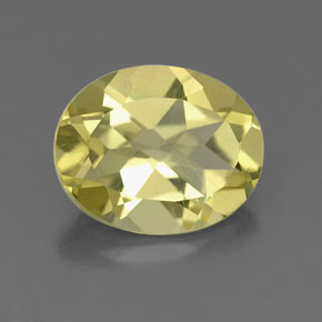 Cuarzo amarillo natural de 3,11 ct, corte óvalo, VS