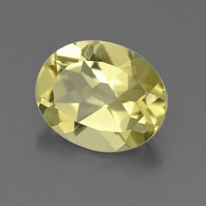 Cuarzo amarillo natural de 3,11 ct, corte óvalo, VS