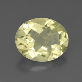 Cuarzo amarillo natural de 3,23 ct, corte óvalo, VS
