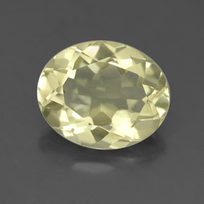 Cuarzo amarillo natural de 3,18 ct, corte óvalo, VVS-VS