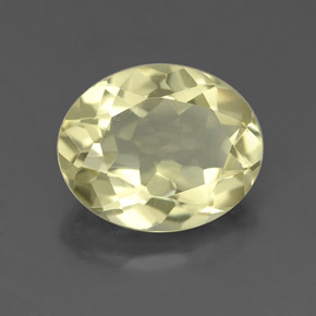Cuarzo amarillo natural de 3,18 ct, corte óvalo, VVS-VS