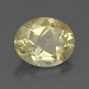 Cuarzo amarillo natural de 3,38 ct, corte óvalo, VVS-VS