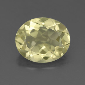 Cuarzo amarillo natural de 2,89 ct, corte óvalo, VS