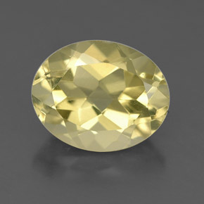 Cuarzo amarillo natural de 3,54 ct, corte óvalo, VS