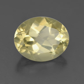 Cuarzo amarillo natural de 3,54 ct, corte óvalo, VS