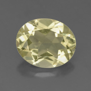 Cuarzo amarillo natural de 3,34 ct, corte óvalo, VS