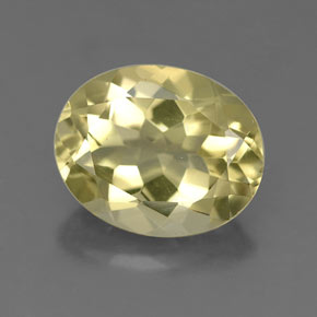 Cuarzo amarillo natural de 3,21 ct, corte óvalo, VS