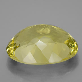 Cuarzo amarillo natural de 28,91 ct, corte óvalo, VVS-VS