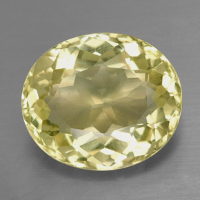 Cuarzo amarillo natural de 6,82 ct, corte óvalo, VS