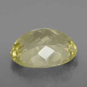 Cuarzo amarillo natural de 6,82 ct, corte óvalo, VS
