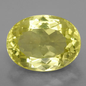 Cuarzo amarillo natural de 9,74 ct, corte óvalo, VVS-VS