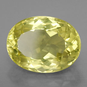 Cuarzo amarillo natural de 9,74 ct, corte óvalo, VVS-VS