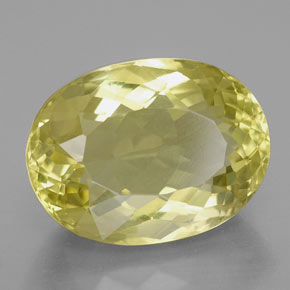 Cuarzo amarillo natural de 10,37 ct, corte óvalo, VVS-VS