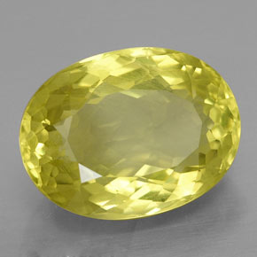 Cuarzo amarillo natural de 10,25 ct, corte óvalo, VVS-VS