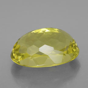 Cuarzo amarillo natural de 10,25 ct, corte óvalo, VVS-VS