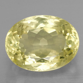 Cuarzo amarillo natural de 10,38 ct, corte óvalo, VS