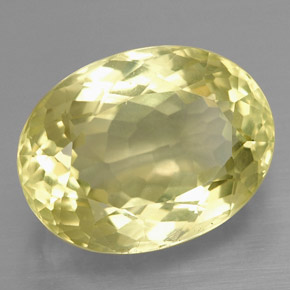 Cuarzo amarillo natural de 10,38 ct, corte óvalo, VS