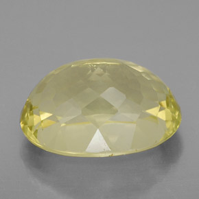 Cuarzo amarillo natural de 10,38 ct, corte óvalo, VS