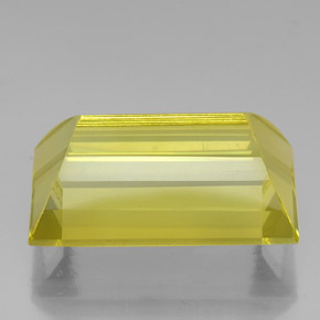 Cuarzo amarillo natural de 33,64 ct, baguette, VVS-VS