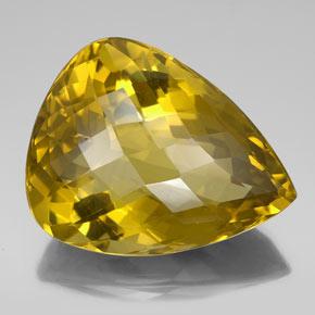 Cuarzo amarillo natural de 152,05 ct, en forma de pera, VVS-VS