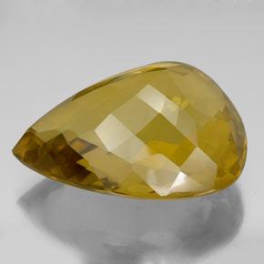 Cuarzo amarillo natural de 152,05 ct, en forma de pera, VVS-VS