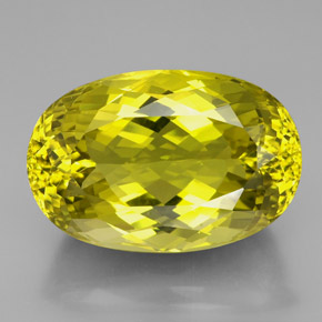 Cuarzo amarillo natural de 101,50 ct, corte óvalo, VVS