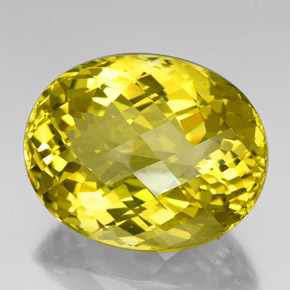 Cuarzo amarillo natural de 84,87 ct, corte óvalo, VVS